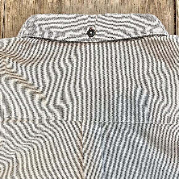 Rip Curl Surf‎ Long Sleeve Shirt Mens M Medium Button Up Down Striped Pinstripes - Picture 7 of 9